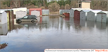 Наводнение в посёлке Кстово