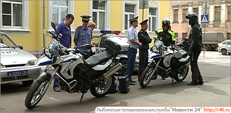 Рыбинcкие инспекторы ДПС получили мощные мотоциклы